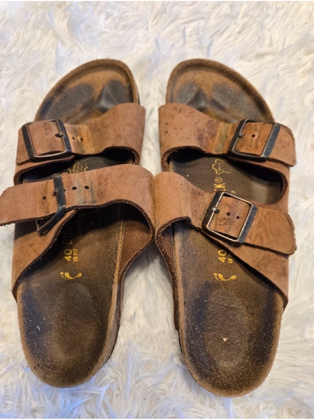 Birkenstock Sandals Size 40,W9 M7 - Picture 5 of 6